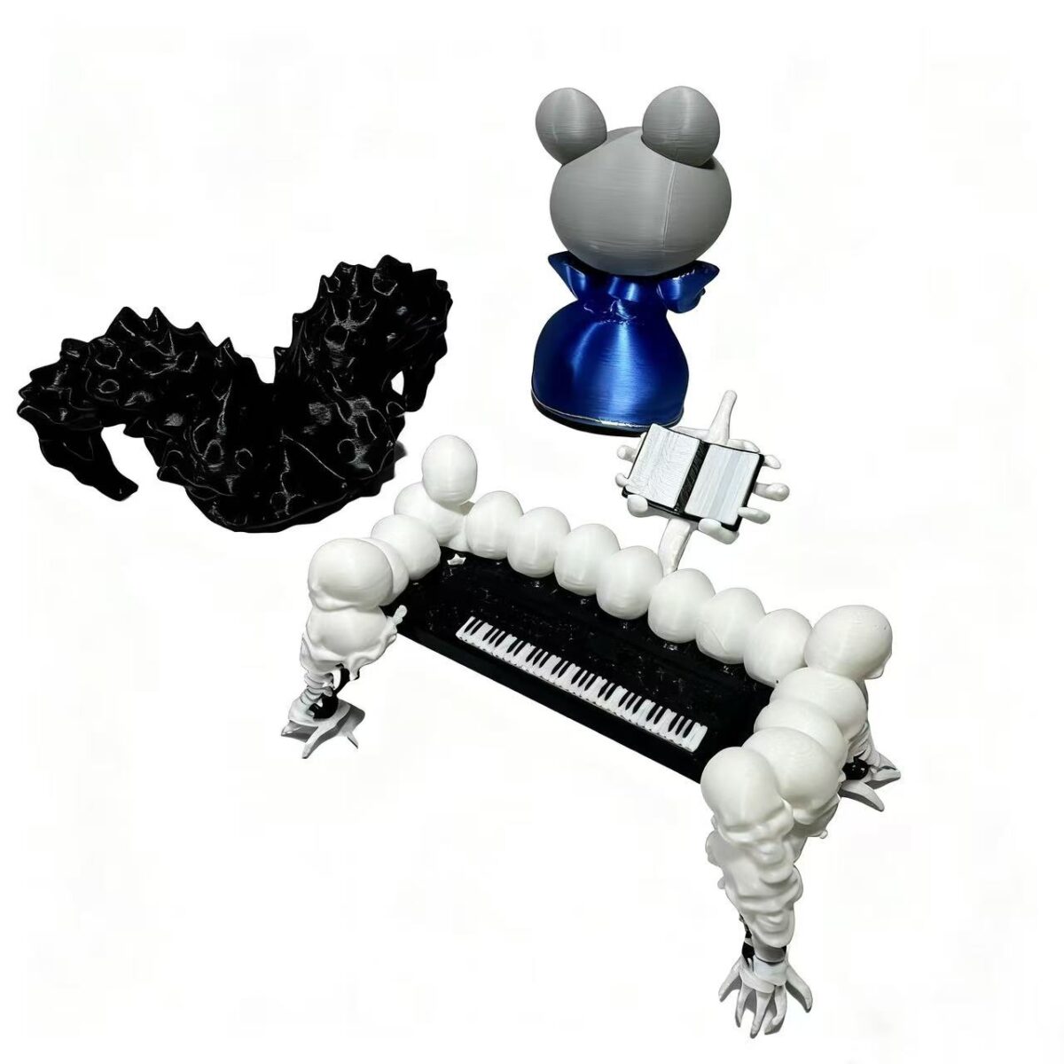 Blue Ram Horn Doll Collectible – Lady Gaga Inspired Coachella 2025 Stage Style - Image 2
