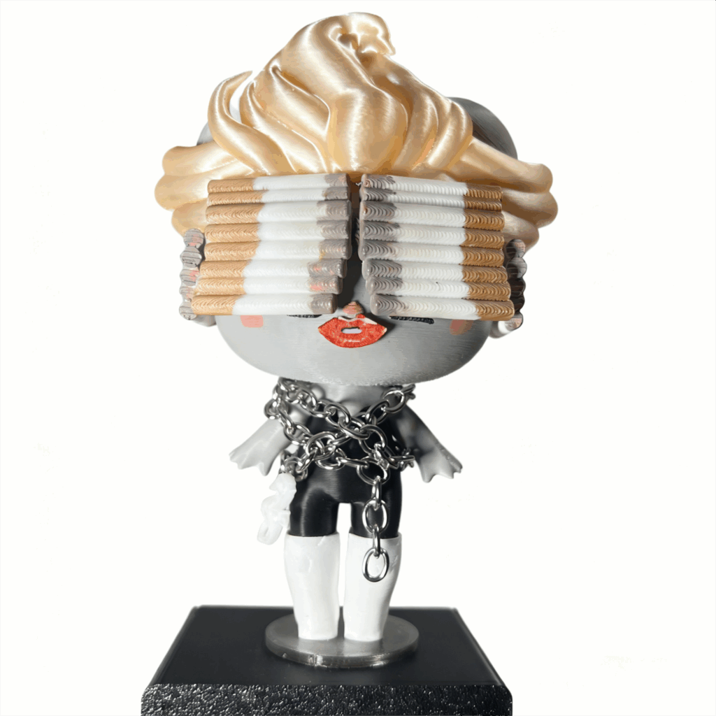 Lady Gaga Telephone MV 2010 blind box figure set featuring 10 unique designs with iconic outfits and props for collectors