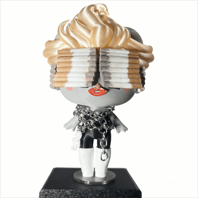 Lady Gaga Telephone MV 2010 blind box figure set featuring 10 unique designs with iconic outfits and props for collectors
